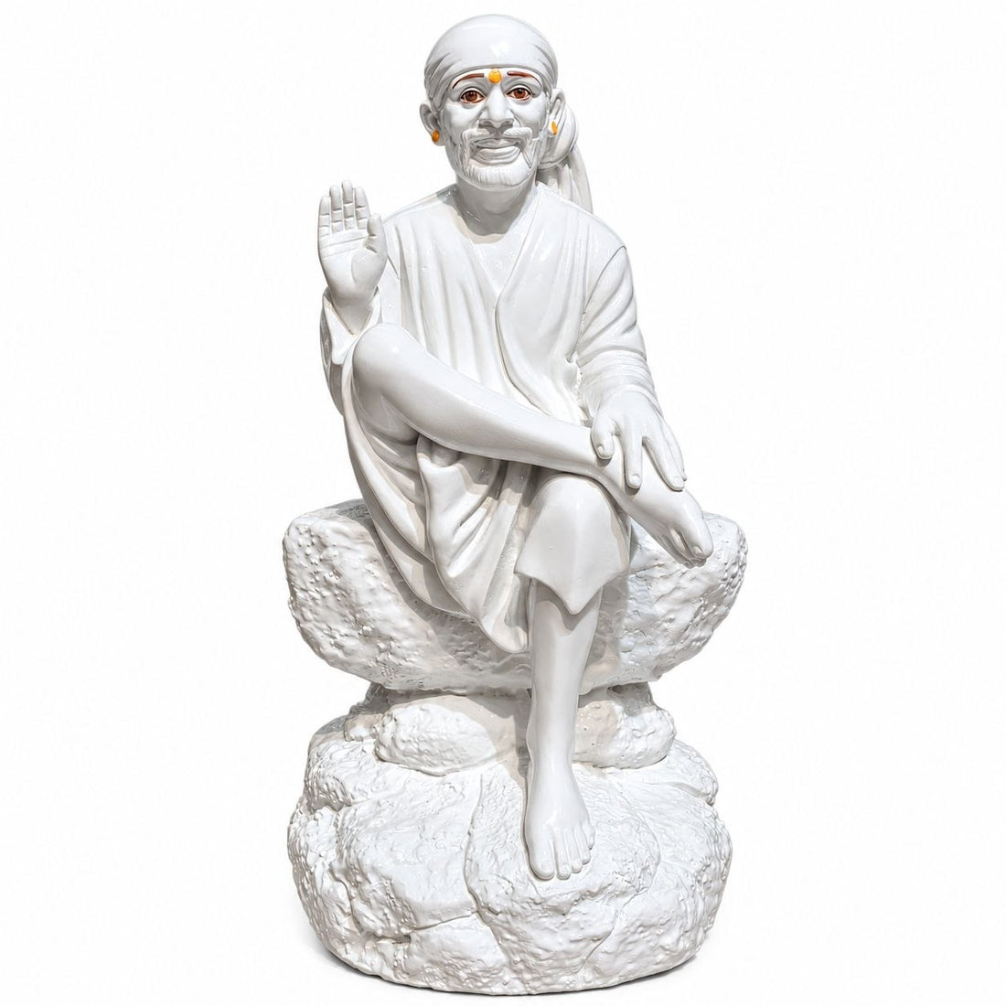 Saibaba Ashirwad on Stone Porcelain Idol 4 No