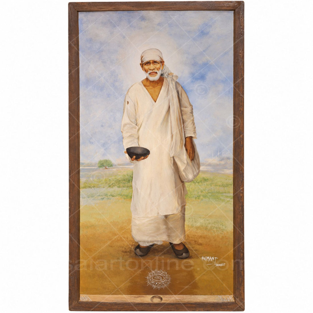 Shirdi Sai Baba ( Bhiksha ) Originel Hand Painting