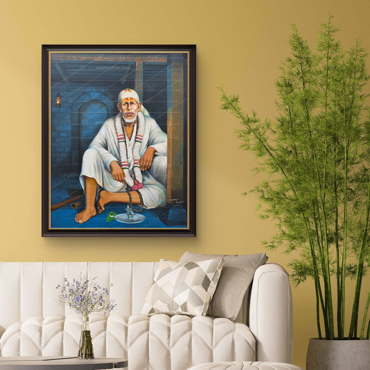 Saibaba Original Blue Dwarkamai | Hemant Art