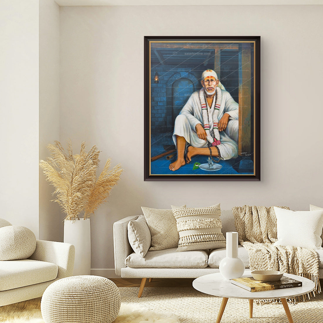 Saibaba Original Blue Dwarkamai | Hemant Art