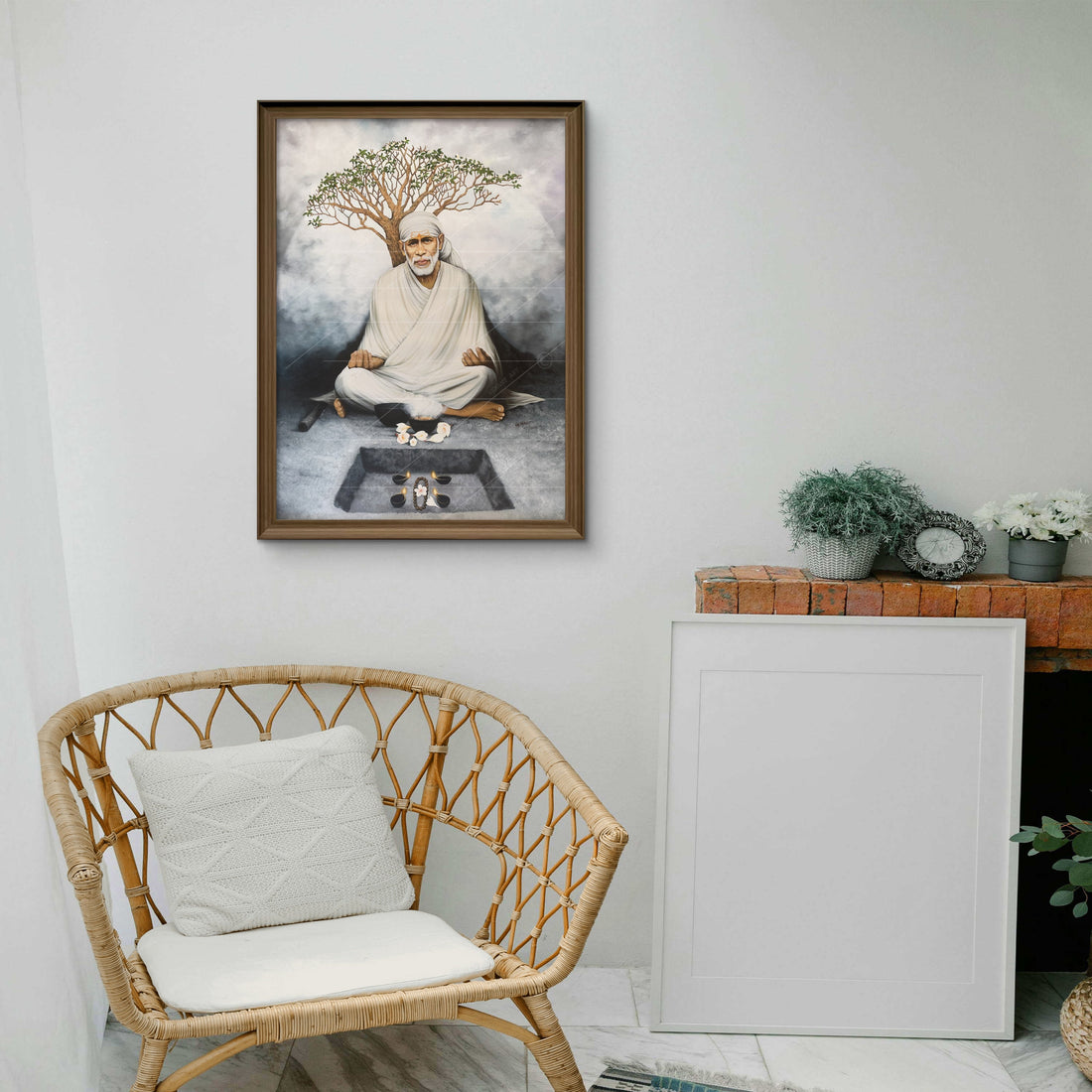 Saibaba Chafa Meditation Canvas Print