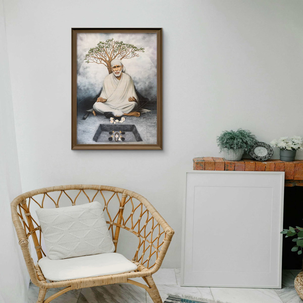 Saibaba Chafa Meditation Canvas Print