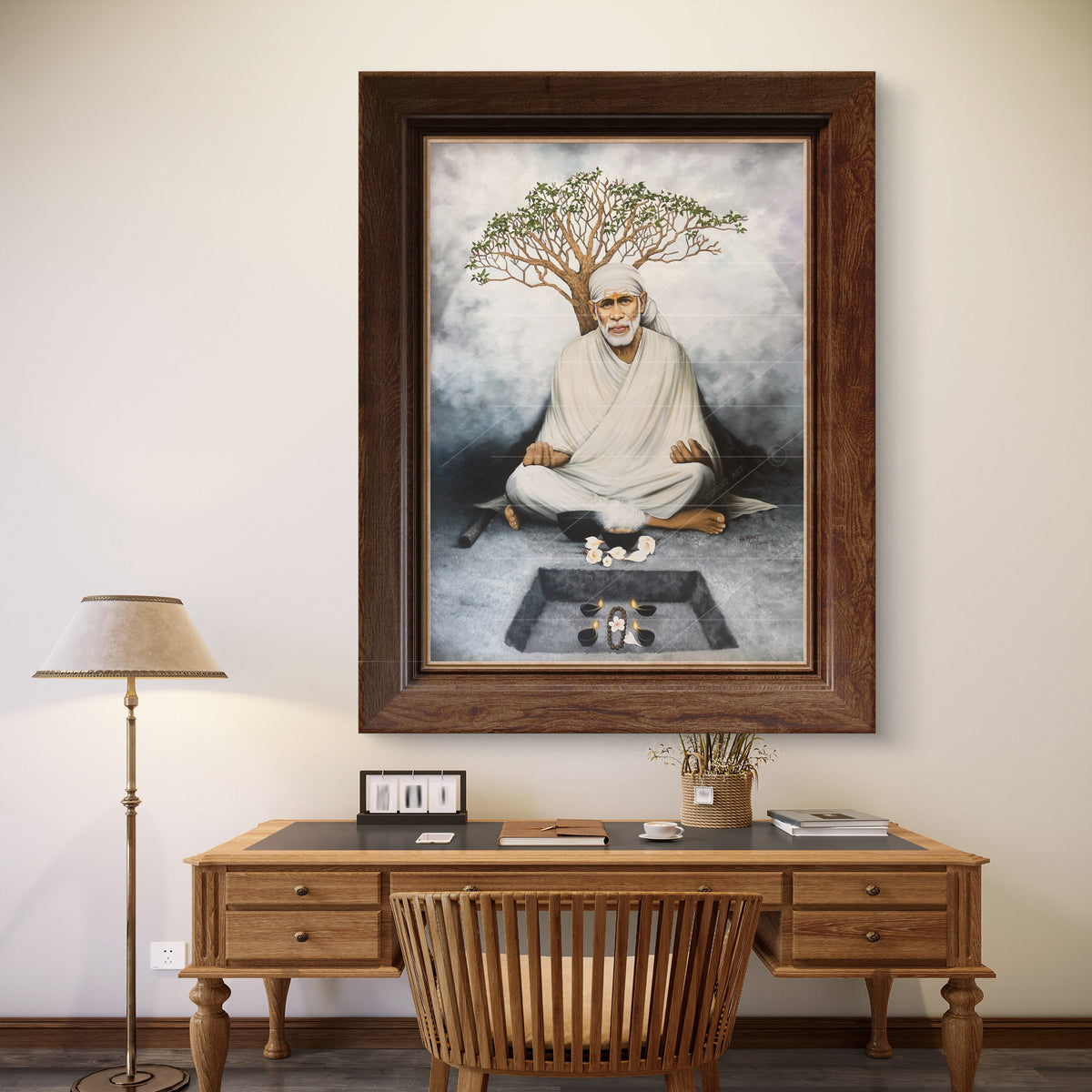 Saibaba Chafa Meditation Canvas Print