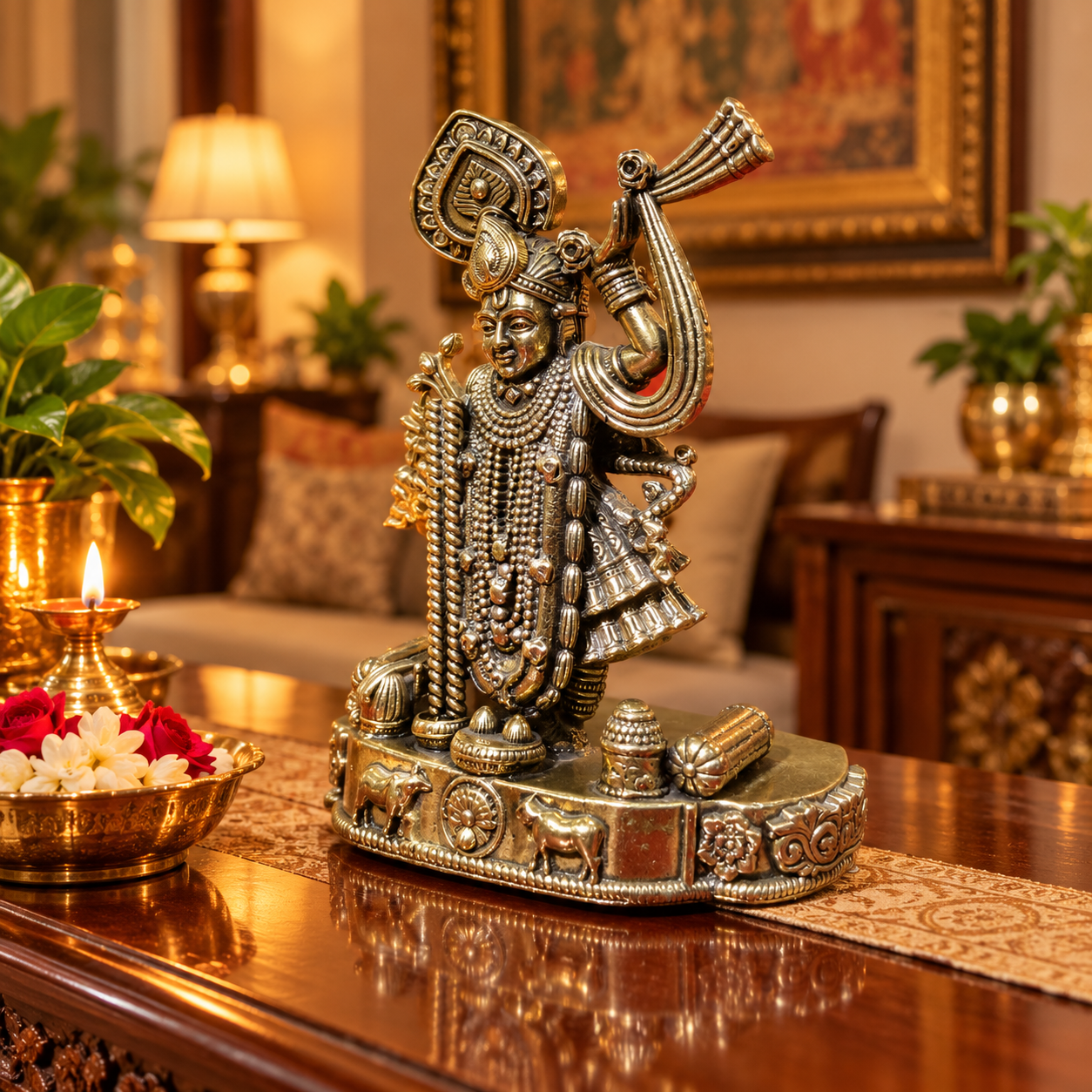 Shrinath ji Idol Brass