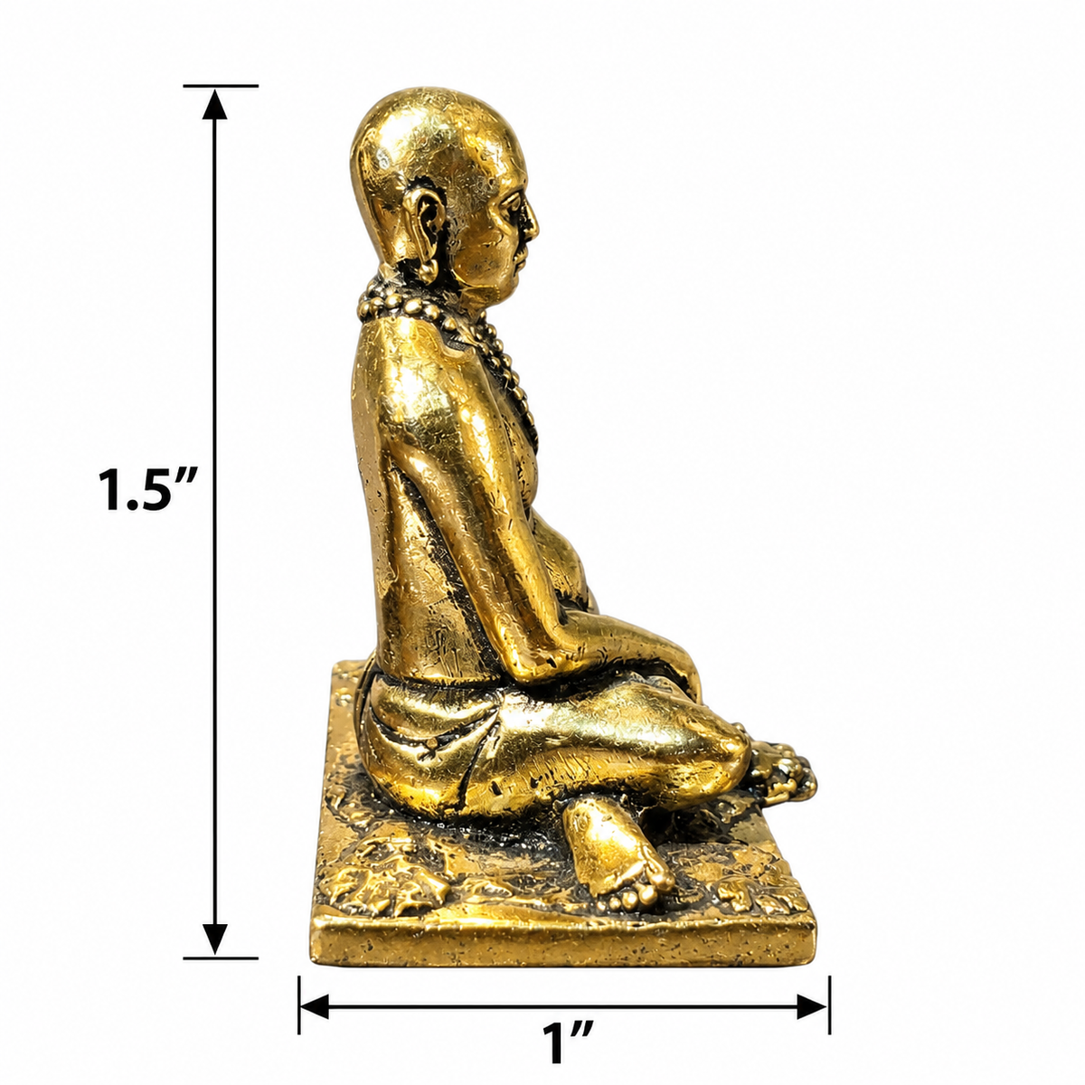 Swami Samarth Detailed Idol Brass