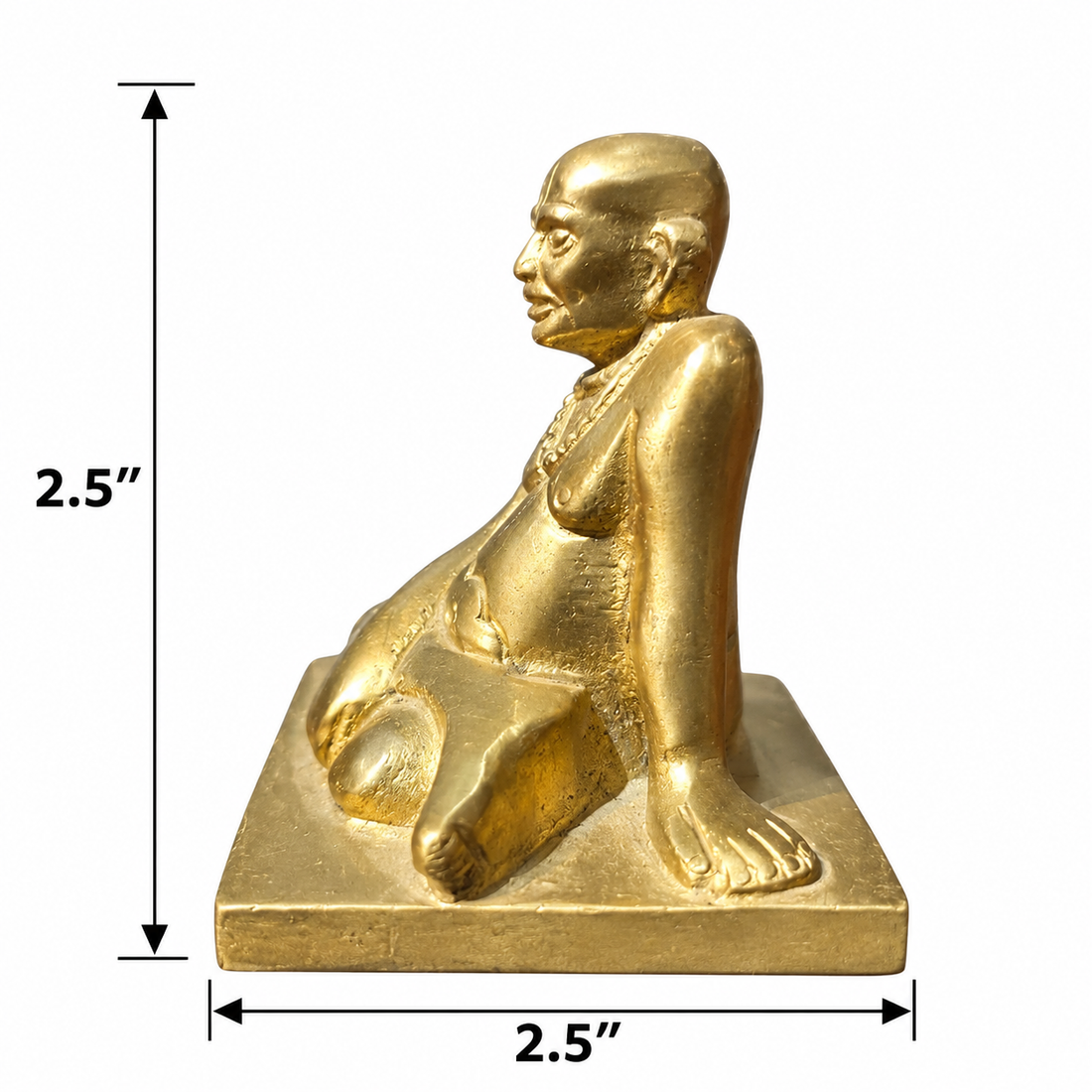 Swami Samarth Idol Brass