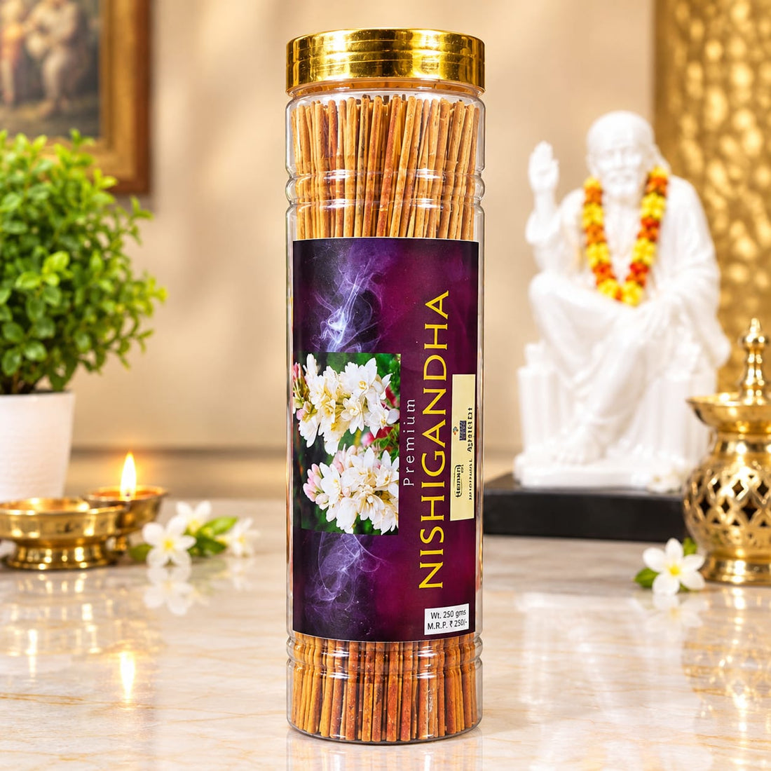 Nishigandha Musk Agarbatti Sticks, 250g`