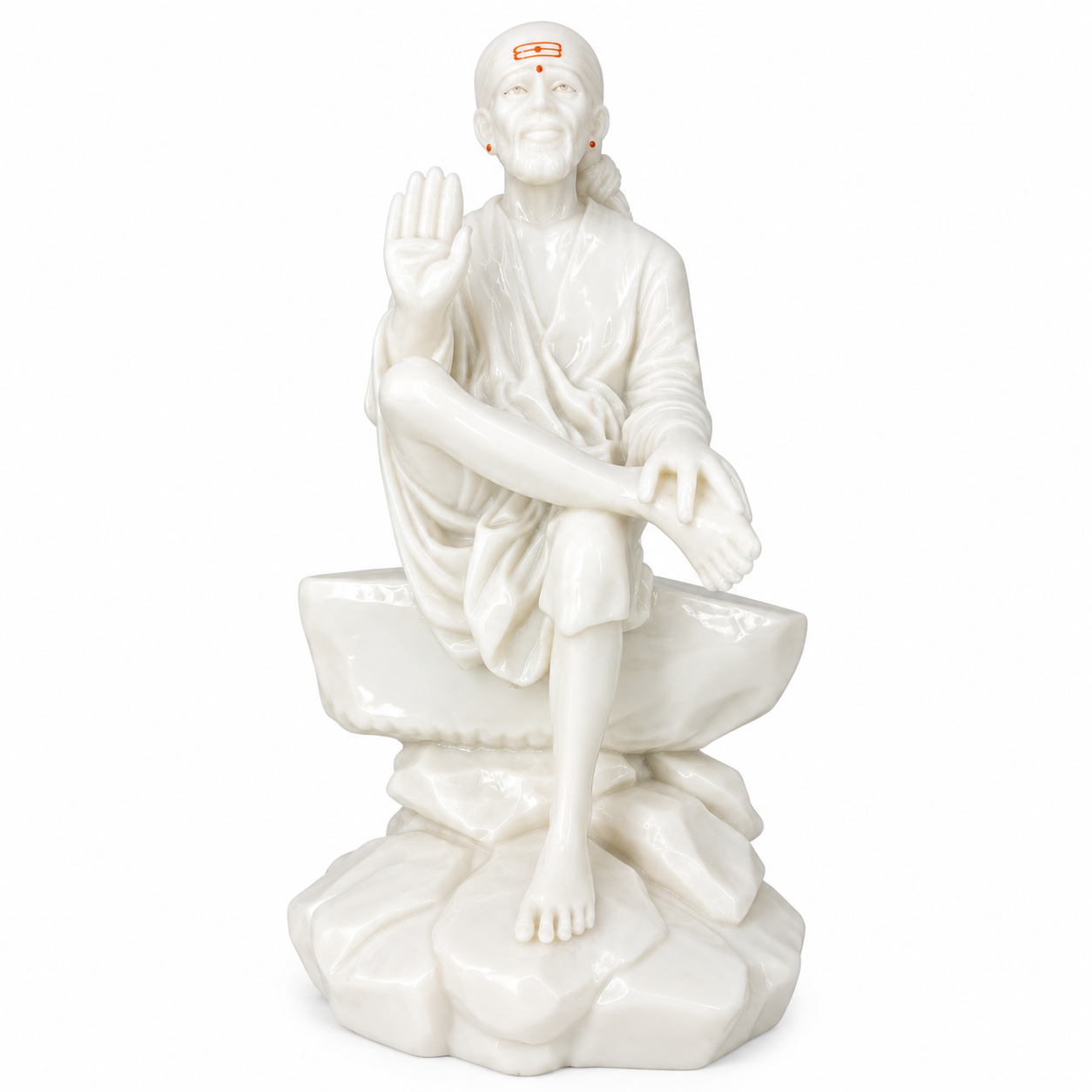 Saibaba Ashirwad on Stone Marble Idol 5no