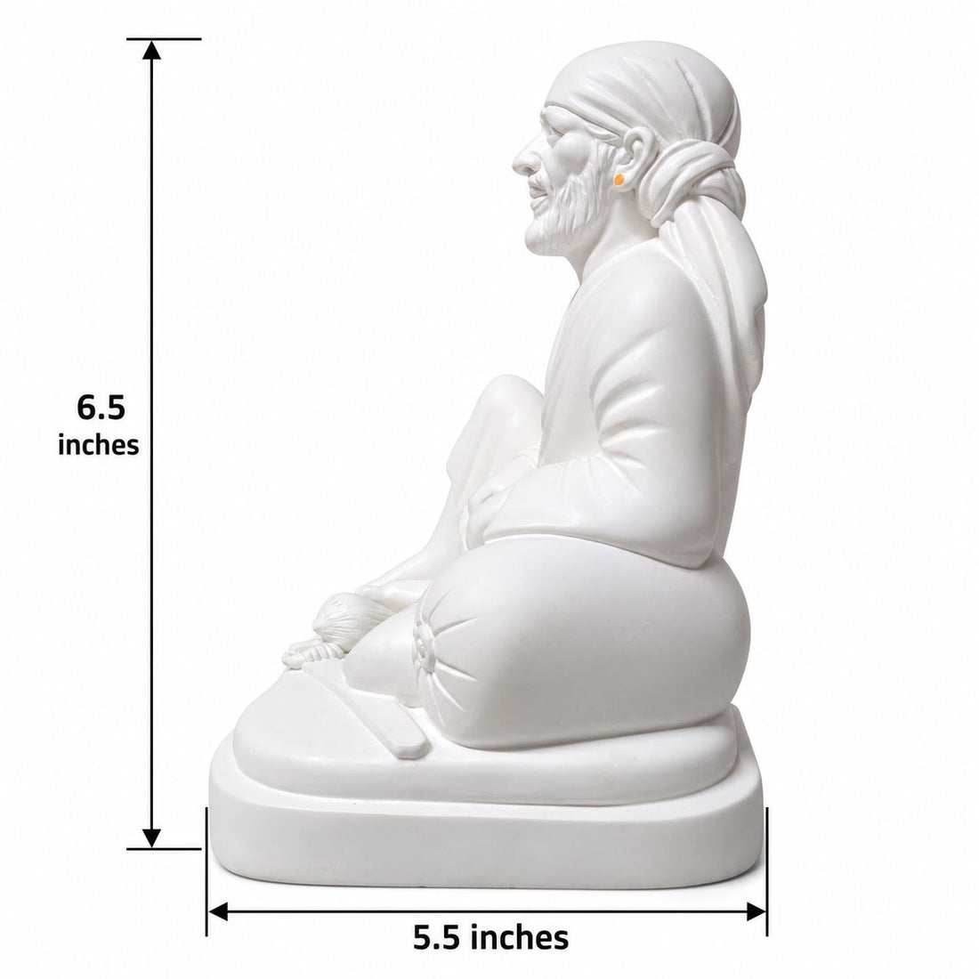 Sai Baba Dwarkamai Idol 6.5 Inch
