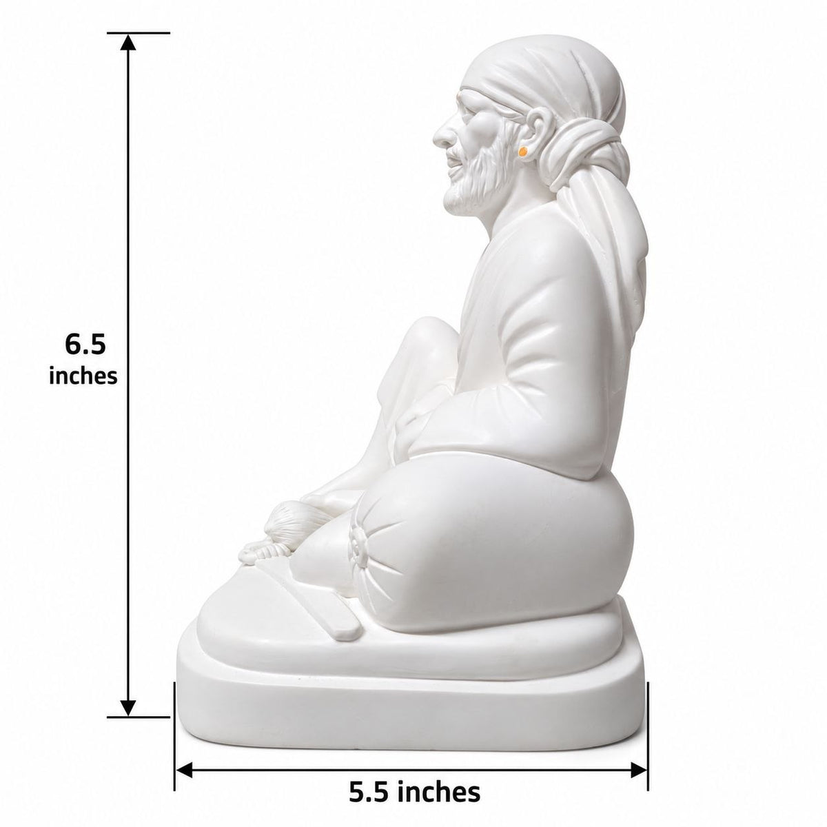 Sai Baba Dwarkamai Idol 6.5 Inch