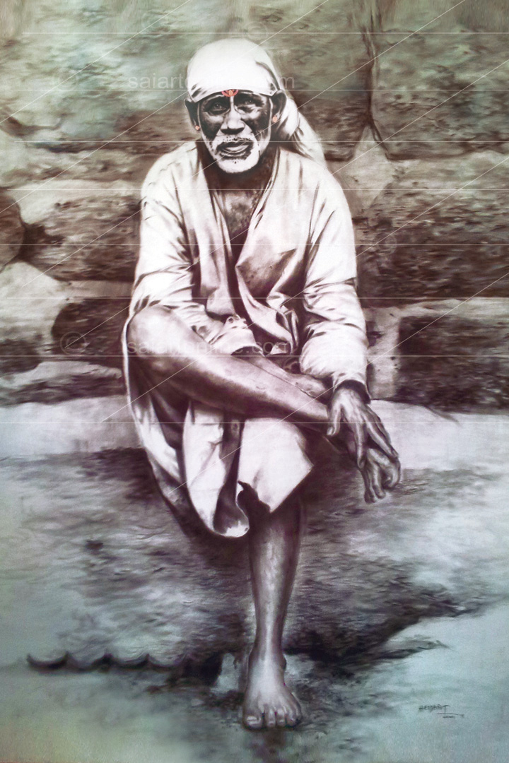 Shiridi Sai Baba Teachings,Blessings,Miracles and Experiences of Devotees.  - Sai baba is sitting in Dwarkamai at a comfortable position). | Facebook